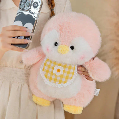 Adorable Baby Penguin Soft Plush Toys with Bib - Luxicro