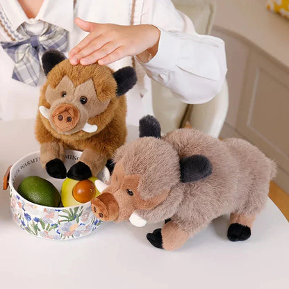 Cuddly Wild Pig Plush Soft Toy - Luxicro