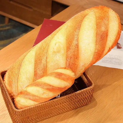 Adorable Mini Bread Shaped Plush Toy