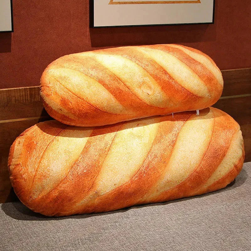 Adorable Mini Bread Shaped Plush Toy