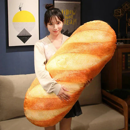 Adorable Mini Bread Shaped Plush Toy