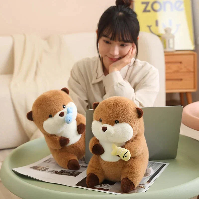 Cute Otter Figurine Decor