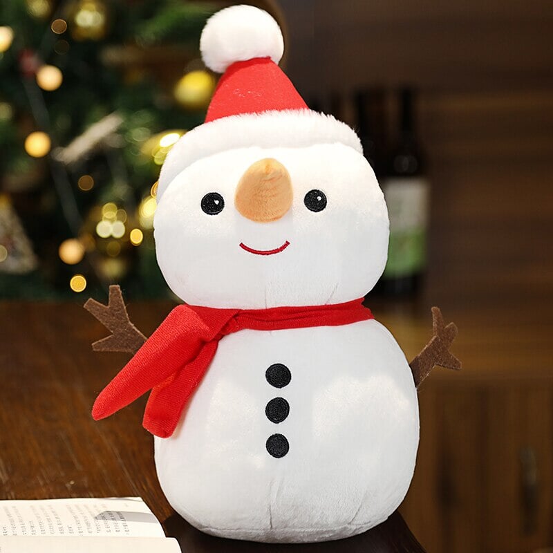 Cuddly Christmas Reindeer Snowman Soft Toys