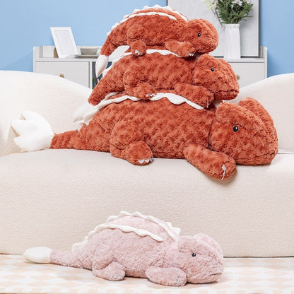 Soft Adorable Pink Lizard Stuffed Toys