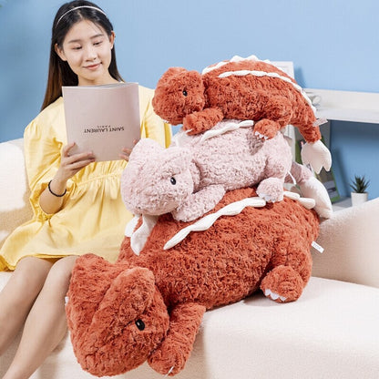 Soft Adorable Pink Lizard Stuffed Toys