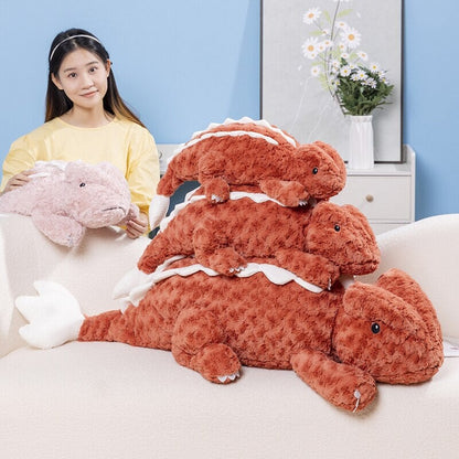 Cute Plush Pink Lizard Toys - Luxicro