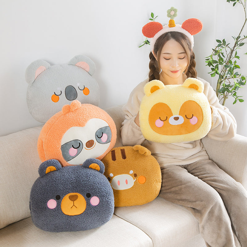 Cuddly Warm Plush Toy Hand Warmers Set