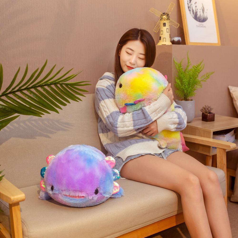 Cuddly Axolotl Space Plush Toy - Luxicro