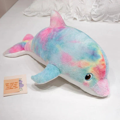 Vibrant Ocean Dolphin Plush Toy