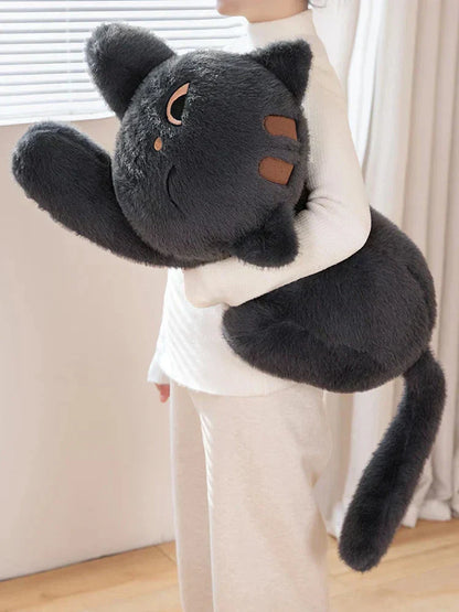 Cuddly Small Gray Cat Stuffed Animals