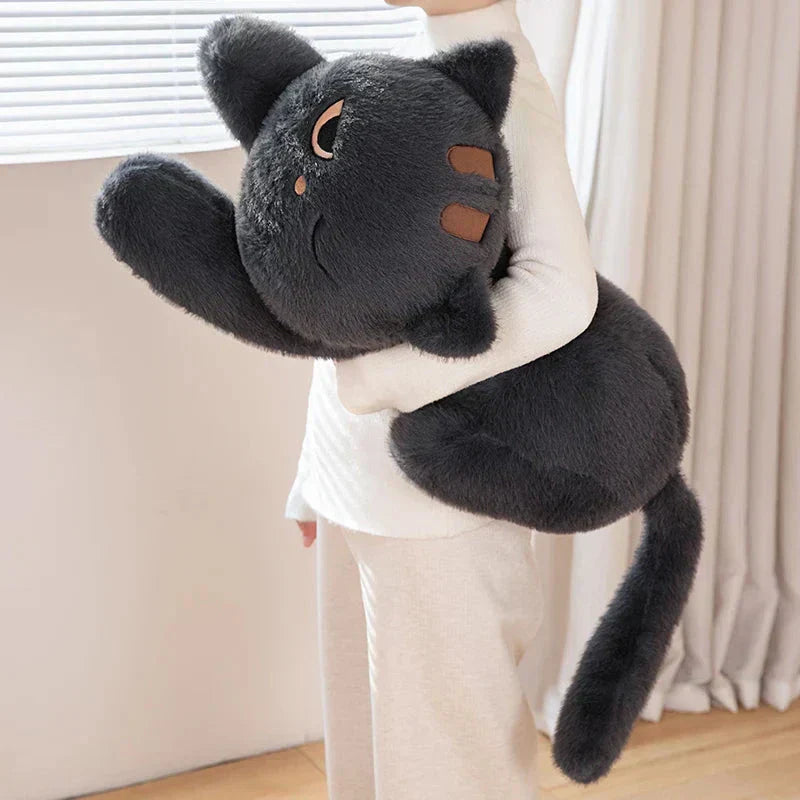 Cuddly Small Gray Cat Stuffed Animals