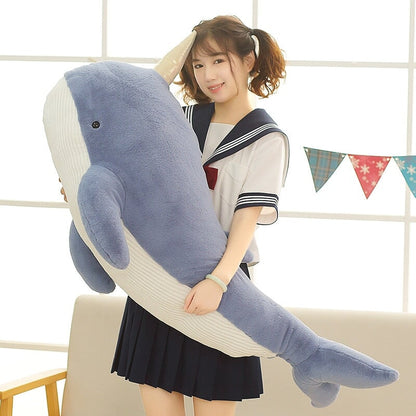 Big Soft Colorful Narwhal Teddy Plush