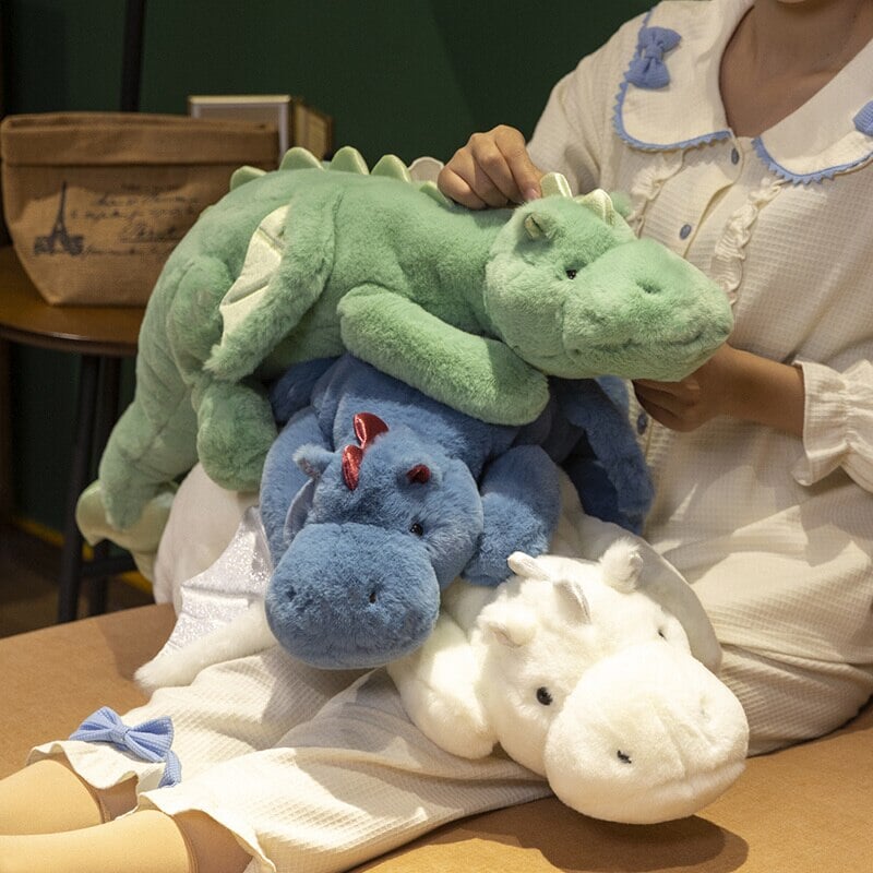 Big Soft Dragon Stuffed Animal Toy - Luxicro