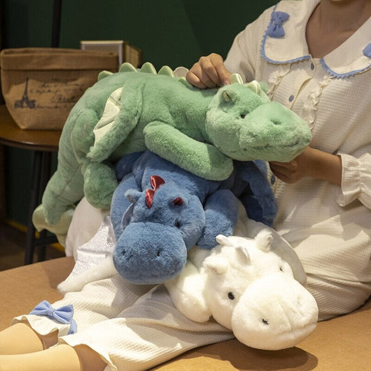 Big Soft Dragon Stuffed Animal Toy - Luxicro