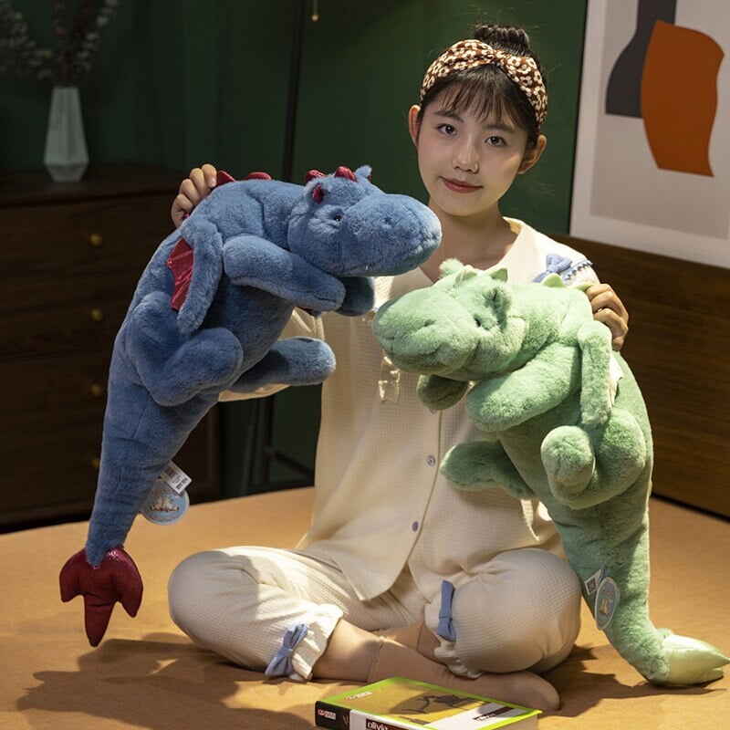 Big Soft Dragon Stuffed Animal Toy