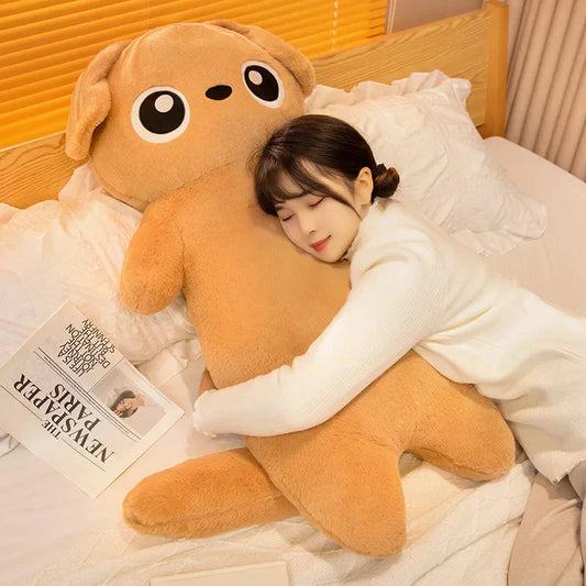 Big Cute Grey Plush Dog Toys - Luxicro