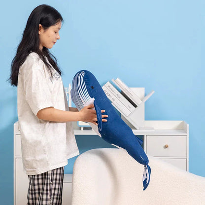 Big Soft Whale Stuffed Animal Toy