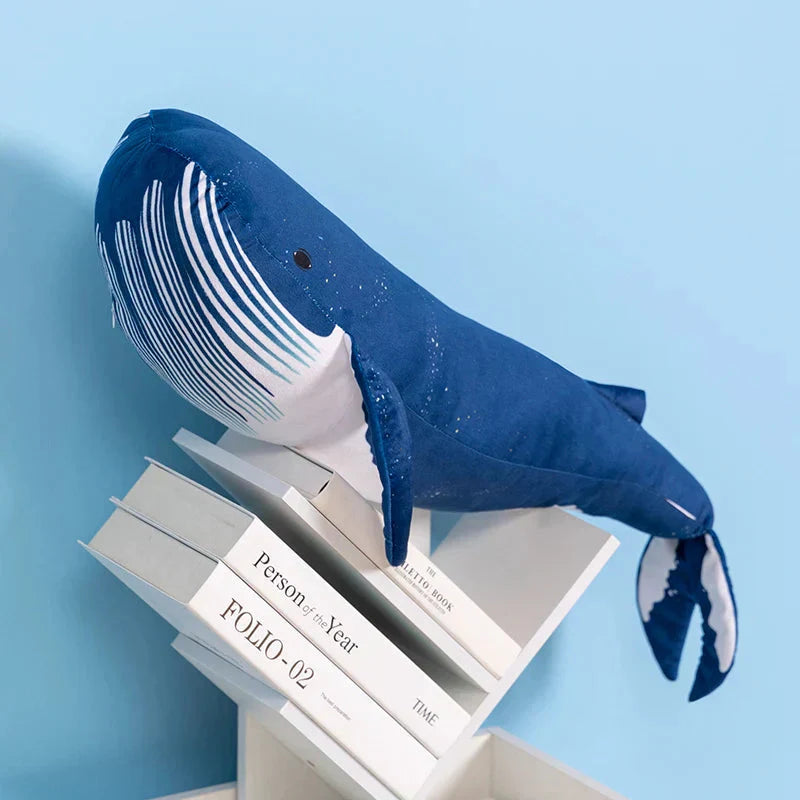 Big Soft Whale Stuffed Animal Toy