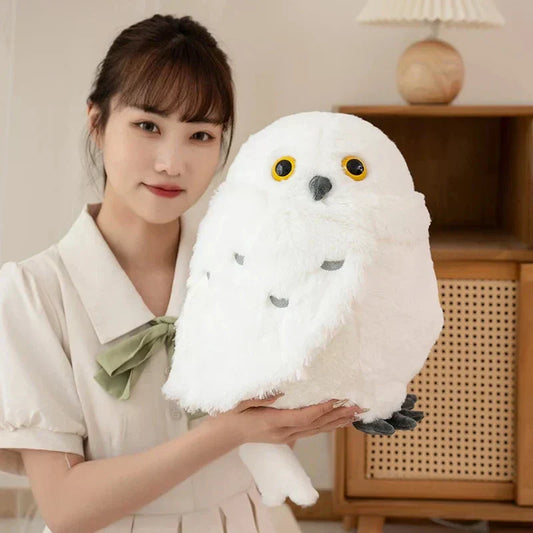 Big Cuddly White Owl Plush - Luxicro