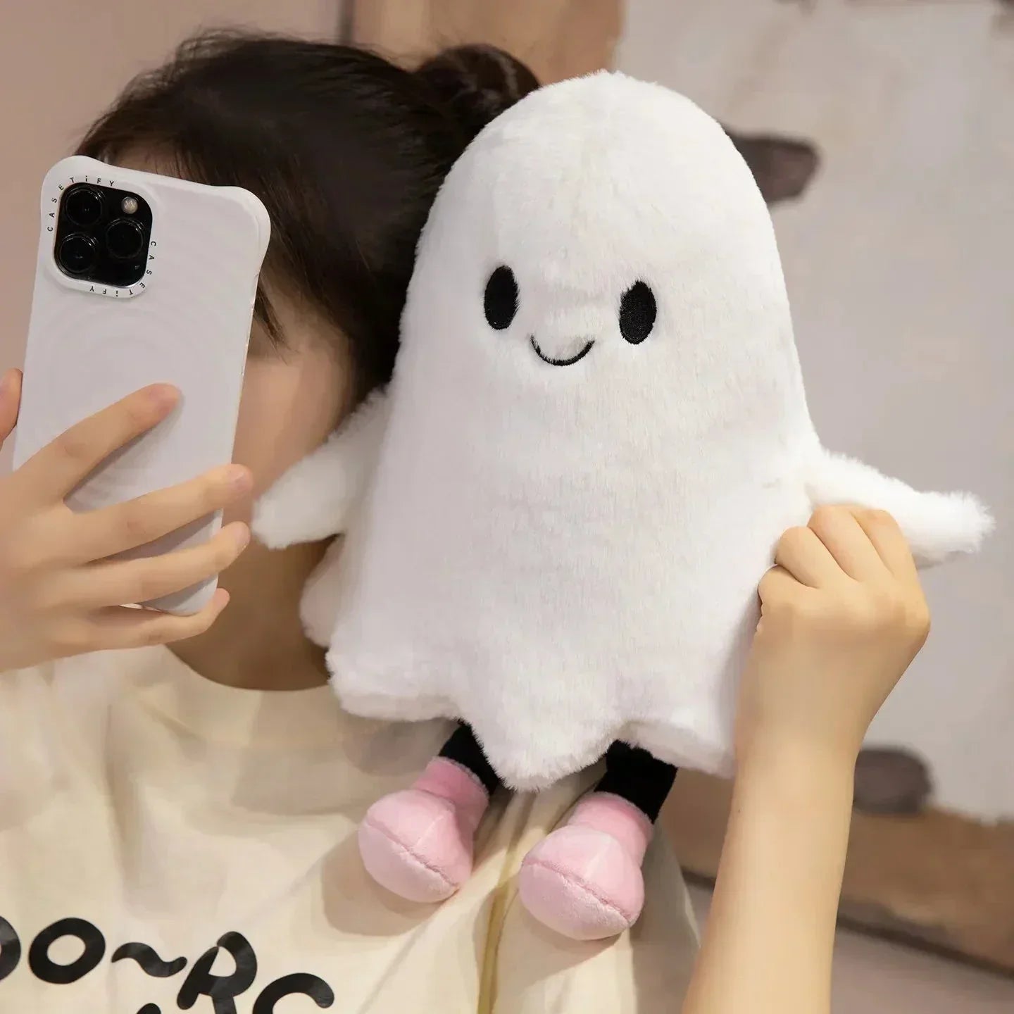 Adorable Friendly Plush Ghost Toy