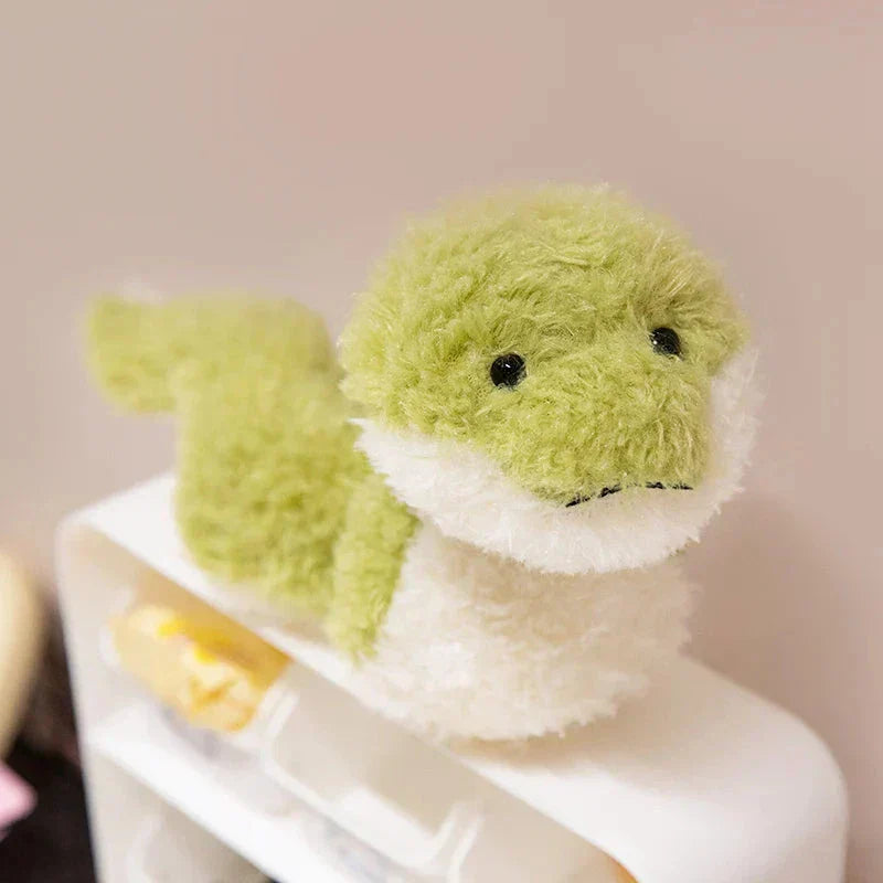 Plush Green Stuffed Snake Toy