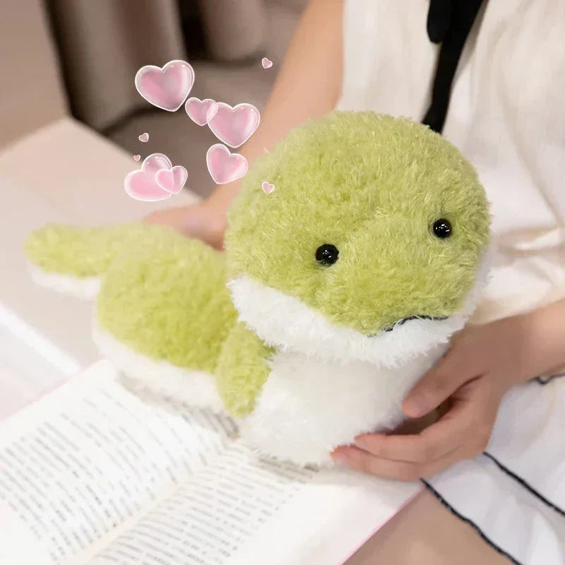 Plush Green Stuffed Snake Toy