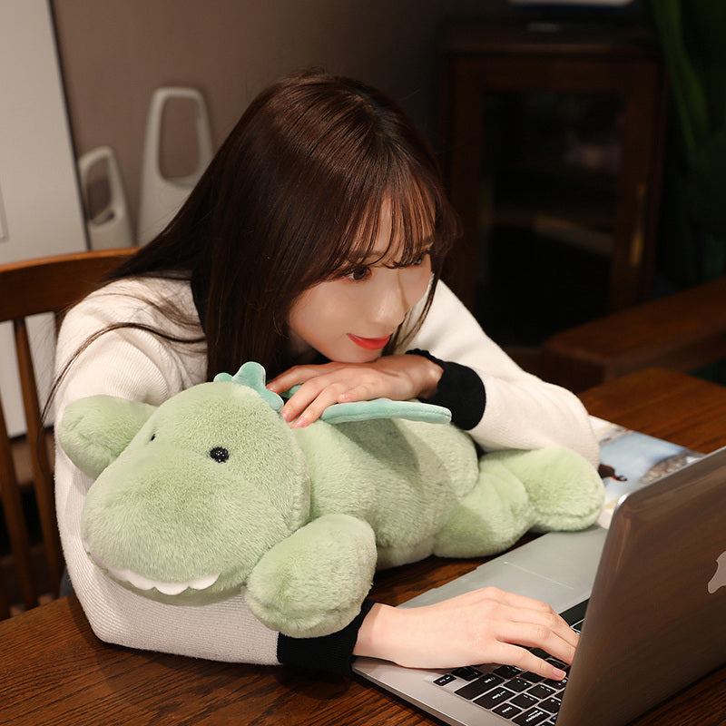 Fun Green Dinosaur Stuffed Toy - Luxicro