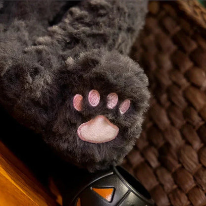 Spooky Black Kitten Soft Plush Toy