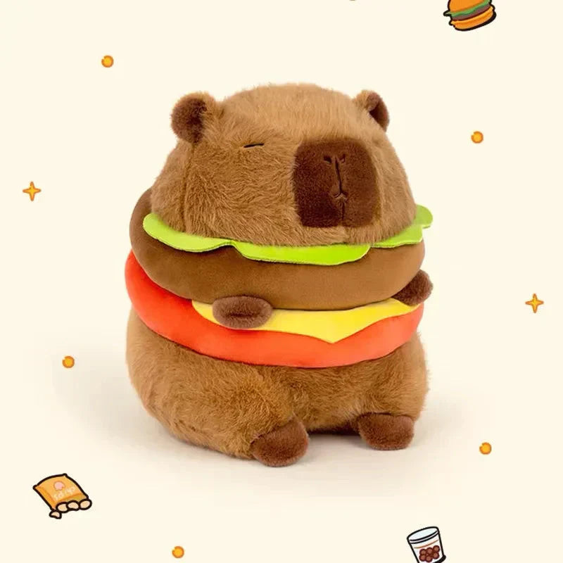 Adorable Fun Burger Stuffed Toy - Luxicro
