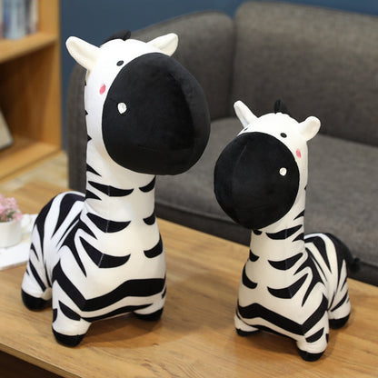 Adorable Black White Plush Toy
