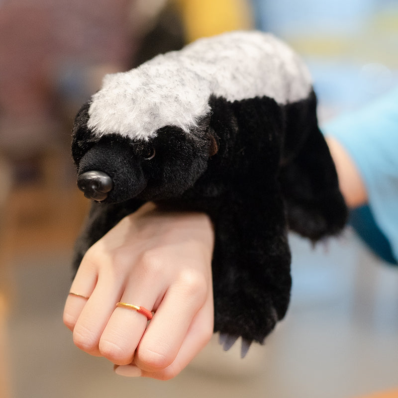 Adorable Furry Badger Plush Toy