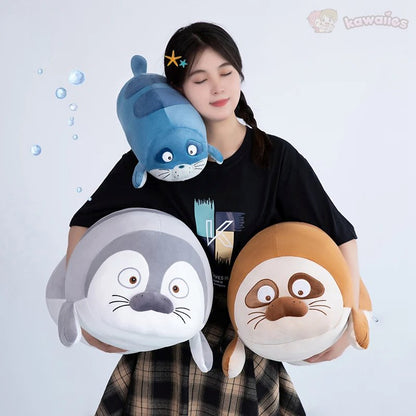 Big Cuddly Seal Soft Toys