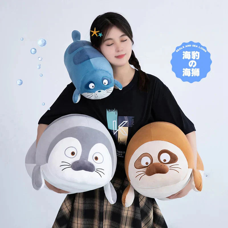 Big Cuddly Seal Soft Toys