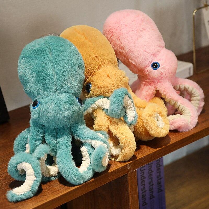 Vibrant Octopus Soft Plush Toy - Luxicro