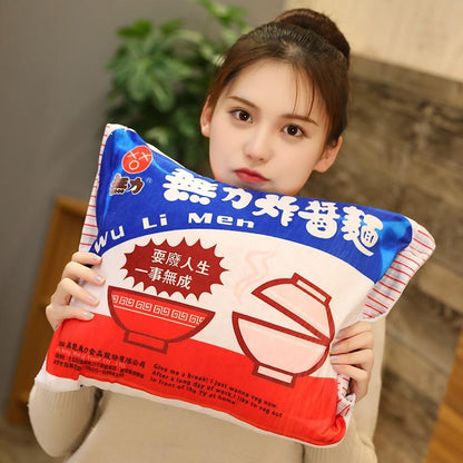 Cute Plush Ramen Cushion Toy