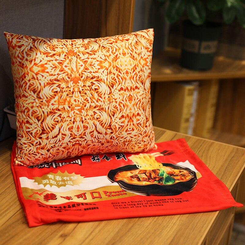 Cute Plush Ramen Cushion Toy