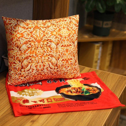 Cute Plush Ramen Cushion Toy