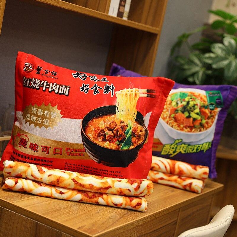 Cute Plush Ramen Cushion Toy