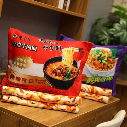 Cute Plush Ramen Cushion Toy