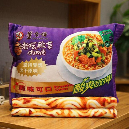 Cute Plush Ramen Cushion Toy