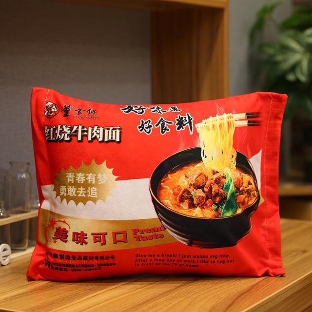 Cute Plush Ramen Cushion Toy
