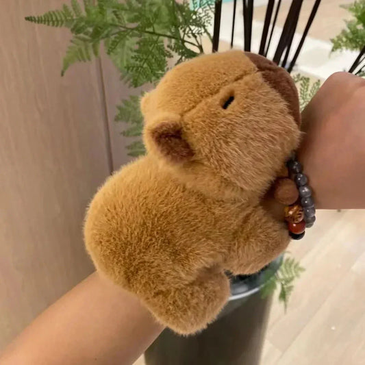 Cute Plush Animal Wristband Keychain Set - Luxicro