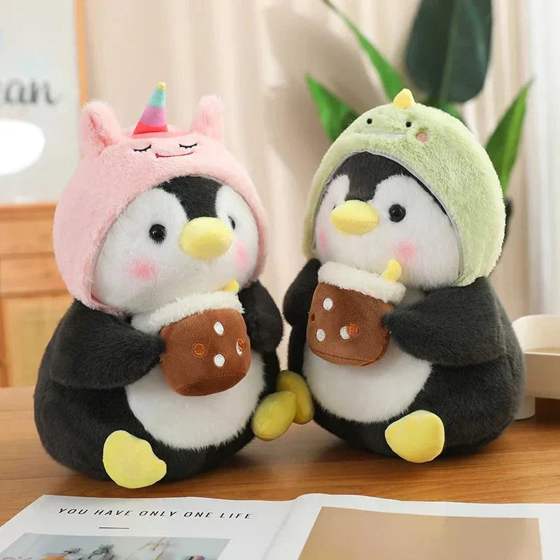 Adorable Plush Penguin Dolls with Hats