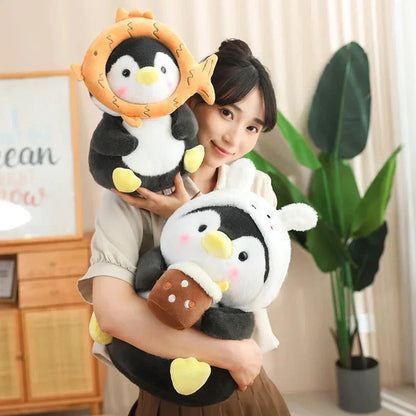 Adorable Plush Penguin Dolls with Hats