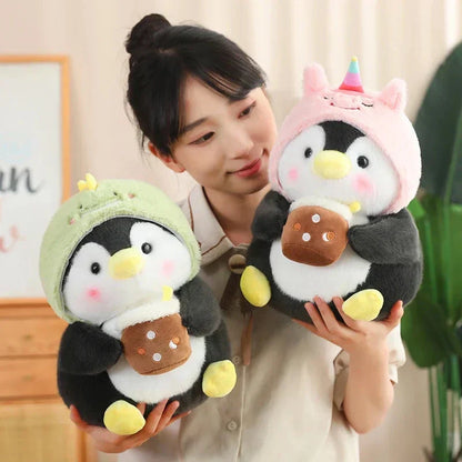 Adorable Plush Penguin Dolls with Hats