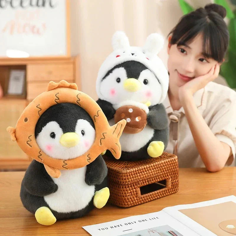 Adorable Plush Penguin Dolls with Hats
