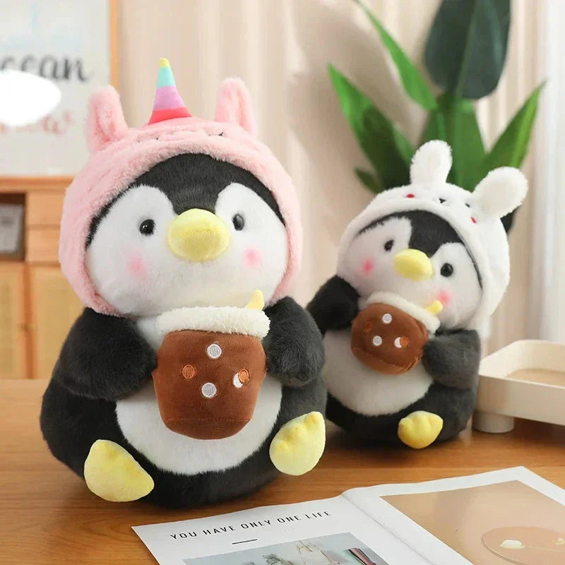 Adorable Plush Penguin Dolls with Hats