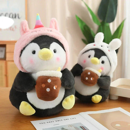 Adorable Plush Penguin Dolls with Hats