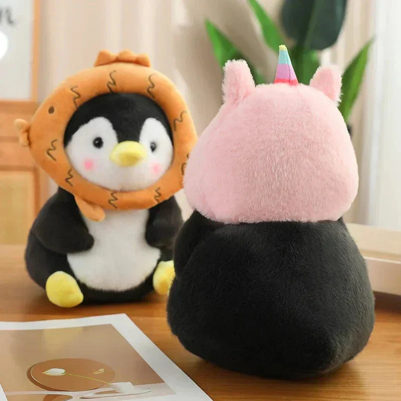 Adorable Plush Penguin Dolls with Hats