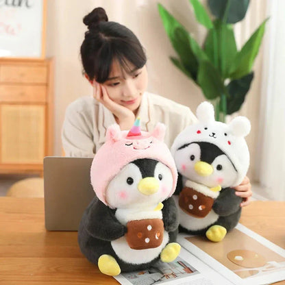 Adorable Plush Penguin Dolls with Hats